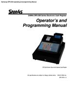 SPS-300 operating and programming